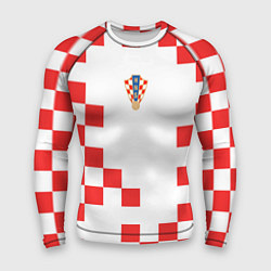 Рашгард мужской Сборная Хорватии форма к чемпионату мира 2022, цвет: 3D-принт