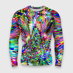 Рашгард мужской Acid pixels, цвет: 3D-принт