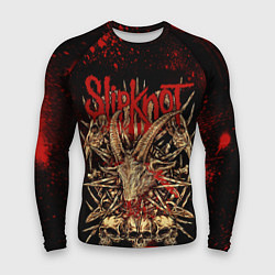 Мужской рашгард Slipknot red black