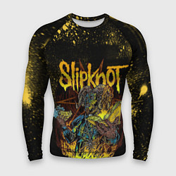 Рашгард мужской Slipknot Yellow Monster, цвет: 3D-принт