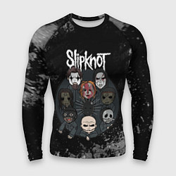 Мужской рашгард Black slipknot