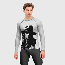 Рашгард мужской Майкл Джексон - рисунок, цвет: 3D-принт — фото 2