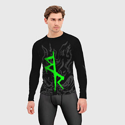 Рашгард мужской Логотип Cyberpunk: Edgerunners - Дэвид, цвет: 3D-принт — фото 2