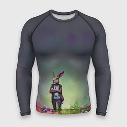 Рашгард мужской Кролик на стиле, цвет: 3D-принт