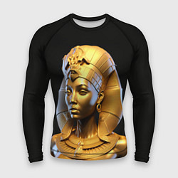 Рашгард мужской Нейросеть - золотая египетская богиня, цвет: 3D-принт