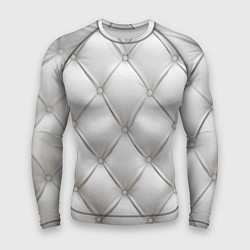 Рашгард мужской Стёганая мебельная кожа - texture, цвет: 3D-принт