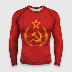 Рашгард мужской СССР серп и молот, цвет: 3D-принт