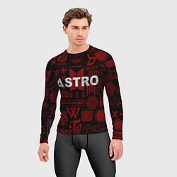 Рашгард мужской Astro k-pop pattern, цвет: 3D-принт — фото 2