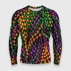 Рашгард мужской Разноцветные буссы, цвет: 3D-принт