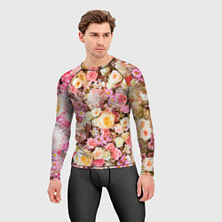 Рашгард мужской Тысяча цветов, цвет: 3D-принт — фото 2