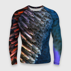 Рашгард мужской Shape grey abstract, цвет: 3D-принт