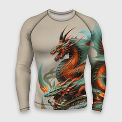 Мужской рашгард Japan dragon - irezumi