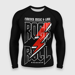 Рашгард мужской Rock and Roll Forever, цвет: 3D-принт