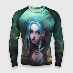 Рашгард мужской Jinx fantasy art Arcane League of Legends, цвет: 3D-принт