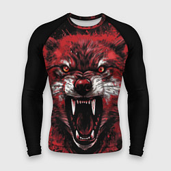 Рашгард мужской Red wolf, цвет: 3D-принт