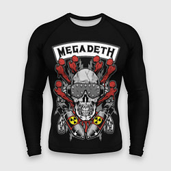 Мужской рашгард Megadeth - ядерный череп