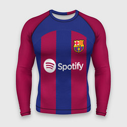 Рашгард мужской ФК Барселона форма 2324 домашняя, цвет: 3D-принт
