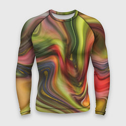 Рашгард мужской Abstraction waves, цвет: 3D-принт