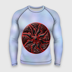 Рашгард мужской Щитовидная мандала, цвет: 3D-принт