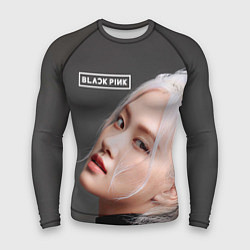 Рашгард мужской Blackpink Rose gray, цвет: 3D-принт