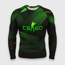 Мужской рашгард CS GO green logo