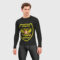 Рашгард мужской Грибные войска, цвет: 3D-принт — фото 2