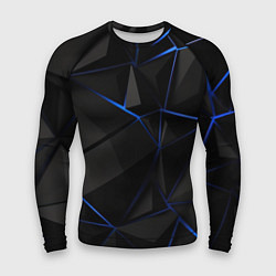 Рашгард мужской Black blue style, цвет: 3D-принт