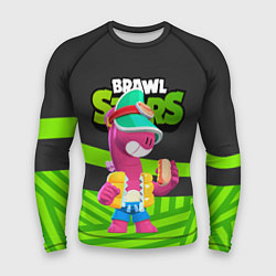 Рашгард мужской Doug Brawl stars green black, цвет: 3D-принт