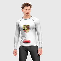 Рашгард мужской Porsche car, цвет: 3D-принт — фото 2