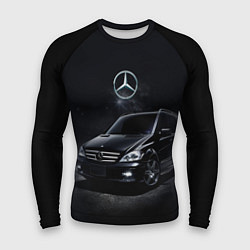 Мужской рашгард Mercedes black