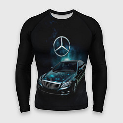 Мужской рашгард Mercedes Benz dark style