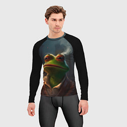 Рашгард мужской Frog Pepe, цвет: 3D-принт — фото 2