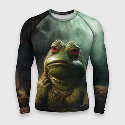 Рашгард мужской Большая жаба Пепе, цвет: 3D-принт