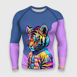 Мужской рашгард Cool tiger cub - pop art