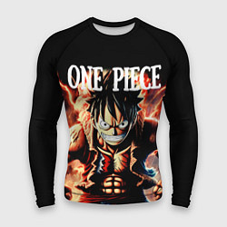 Рашгард мужской Злой Луффи из One Piece, цвет: 3D-принт