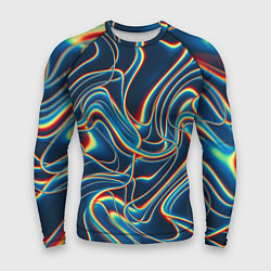 Мужской рашгард Abstract waves
