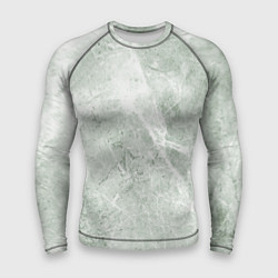 Рашгард мужской Зелёный мрамор, цвет: 3D-принт