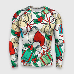 Мужской рашгард Узор с новогодними падарками