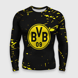 Рашгард мужской Borussia yellow splash, цвет: 3D-принт