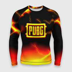 Рашгард мужской PUBG огненный шторм из молний, цвет: 3D-принт