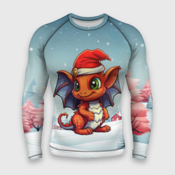 Рашгард мужской Символ нового 2024 года дракон, цвет: 3D-принт