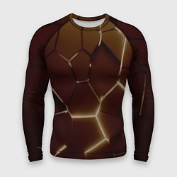 Мужской рашгард Ретро плиты разломы прошлого