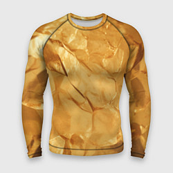 Рашгард мужской Золотая поверхность камня, цвет: 3D-принт