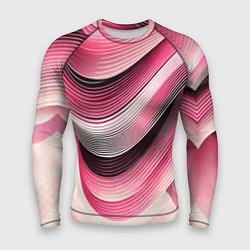 Рашгард мужской Волны - текстура, цвет: 3D-принт