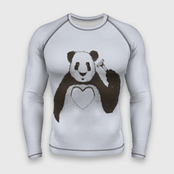 Мужской рашгард Panda love art