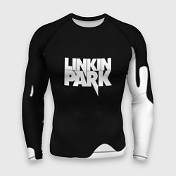 Мужской рашгард Linkin park краска белая