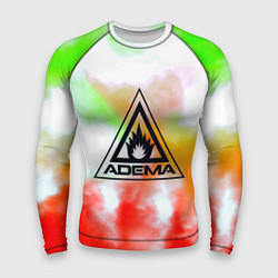 Рашгард мужской Adema рок бенд текстура, цвет: 3D-принт
