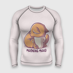 Рашгард мужской Morning mood - cat, цвет: 3D-принт