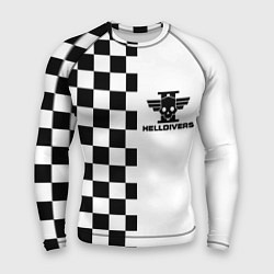 Рашгард мужской Helldivers 2: Chess Logo, цвет: 3D-принт