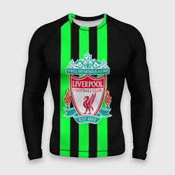 Мужской рашгард Liverpool line green